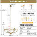 Modern LED Ring Chandelier Pendant Light Stylish Home Decor Ljojo