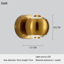 Modern Luxury Chrome LED Wall Lamp Living Room Sconce by Ljojo - Elegant Indoor Wall Light