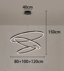 Ljojo Living Room LED Chandeliers Ceiling Lamp Hanging Lights