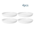 Ljojo 32pcs Reusable Plastic Cutlery Set, Wheat Bowls, Dessert Plates - Eco-Friendly Party Supplies