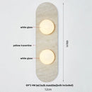 Ljojo Luxury Stone LED Wall Lights Wabi Sabi Sconce Applique Murale