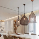 Wabi Sabi Iron Pendant Light Minimalist Art Chandelier for Dining Room by Ljojo