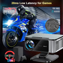Ljojo™ 4K UHD Laser Projector 45000 Lumens Android 12 WiFi Home Theater Movie