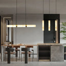 Ljojo Marble Dining Table Pendant Light - Designer Long Strip Lighting Fixture