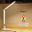 Ljojo LED Desk Lamp 3 Levels Dimmable Touch Night Light USB Rechargeable Foldable Table Lamp