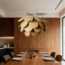 LED Ceiling Chandelier Lamp Spanish Design Metal Pine Cone Hanging Pendant Light Ljojo