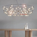 80cm Modern Nordic Pendant Light Stainless Steel for Creative Bedroom Atmosphere by Ljojo