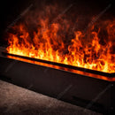 Ljojo Water Electric Fireplace 3D Mist Flame Realistic Remote Control Interior Steam Fireplace