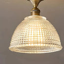 Italian LED Decor Ceiling Light Fashion High-end Copper Ceramic Glass Home Lamp Bar Bedroom Foyer Lighting Fixtures - Ljojo