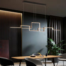 Nordic Simple Geometry Dimmable Chandeliers by Ljojo for Living Room and Kitchen