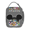 Ljojo Minnie Mouse Insulated Lunch Bag for Girls - Cute School Picnic Food Storage