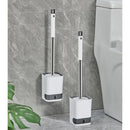 Ljojo Long Handle Wall-Mounted Toilet Brush with Detachable Drain Drawer