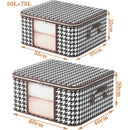 Ljojo™ Large Capacity Foldable Storage Box with Handles and Zipper