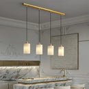 Ljojo Marble Alabaster Chandelier Copper Pendant Light