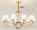Ljojo Luxury Crystal Chandelier Pendant Light for Living and Dining Room