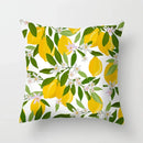 Lemon Pattern Summer Cushion Cover Throw Pillow for Sofa Decoration by Ljojo