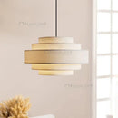 Nordic Minimalist Fabric Pendant Light Chandelier for Home Decor by Ljojo