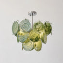 French Glass Chandelier Elegant Crystal Pendant Light for Living Room Dining Home Decor by Ljojo