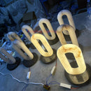 Ljojo Marble LED Table Lamp for Home Decor & Lighting
