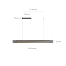 Glass Minimalist Bar Pendant Lamp for a High-end Ambiance by Ljojo