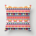 Geometric Nordic Cushion Cover in Yellow Red Blue for Sofa by Ljojo