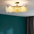Ljojo Modern Glass LED Chandelier: Creative French Design for Living Dining Room Decor