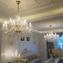 Modern Luxury Gold Chrome Clear K9 Crystal Chandeliers by Ljojo - Elegant Island Lighting Fixture
