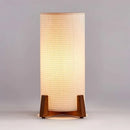Modern Retro Fabric and Solid Wood Floor Lamp for Living Room Study Bedroom by Ljojo