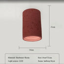 Ljojo LED Tube Light Ceiling Spotlight for Living Room Bedroom Corridor, Japanese Retro Style