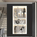 Ljojo Luminous Wall Mural with Remote Control - High-End Art for Modern Living Room Decor