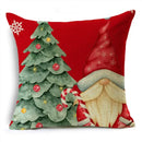 Ljojo Linen Christmas Cushion Cover 45x45cm Home Office Living Room Merry Christmas Gifts