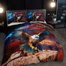 Ljojo Majestic Eagle Duvet Cover Bedding Set with 2 Pillowcases