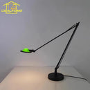 Industrial Black/Chrome LED Mechanical Rocker Arm Adjustable Desk Light for Bedroom and Study by Ljojo