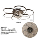Chandelier Ceiling Lights - Modern LED Crystal Chandeliers by Ljojo - Gold/Chrome/Black - Living Bedroom
