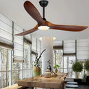 60" 70" 88" Large Ceiling Fan Remote Control DC Motor Wood Blades Ljojo High Quanlity Design