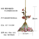 French Style Pendant Light Atmosphere Rose Blossom Retro Art Home Pendant Light by Ljojo