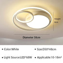 Minimalist Ring LED Ceiling Lamp for Bedroom | Modern Indoor Lighting Fixture by Ljojo