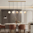 Ljojo Marble Pendant Light: Nordic Modern Luxury for Kitchen, Living Room, Bedroom, LED Coffee Shop