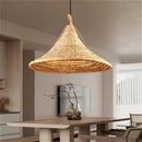 Wicker Minimalist LED Pendant Light - Nordic Chandelier for Dinning Room by Ljojo