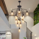 Ljojo Modern American LED Chandelier | Industrial Style Living Room Bedroom Decor Lighting