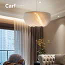 Nordic Sheepskin Pendant Light for Modern Minimalist Bedroom Decor by Ljojo
