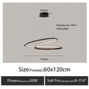 Italian Minimalist Pendant Light Modern Creative Office Lighting by Ljojo