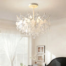 French Blue K9 Crystal Chandelier Pendant Light for Romantic Villa by Ljojo