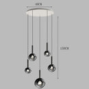 Ljojo Minimalist Glass Headboard Pendant Lamp for Luxury Bedroom