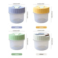 Ljojo 100ml Leak-proof Sauce Cup with Lid - Portable Reusable Salad Dressing Container