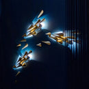 Ljojo LED Wall Lamp: Italian Designer Modern Sconce for Living Room, Bedroom, Aisle, Stairway