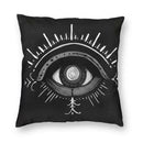 Evil Eye Black Art Cushion Cover Mystery Spirit Pillowcase by Ljojo