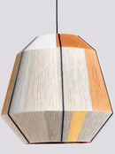 Bamboo Japanese LED Pendant Light | Minimalist Wooden Chandelier by Ljojo