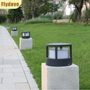 Ljojo 12W LED Outdoor Column Headlight IP65 Waterproof Garden Decoration Lamp