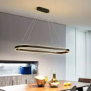 Nordic Ring Corner Metal LED Pendant Lights Stylish Exquisite Simplicity Home Decoration